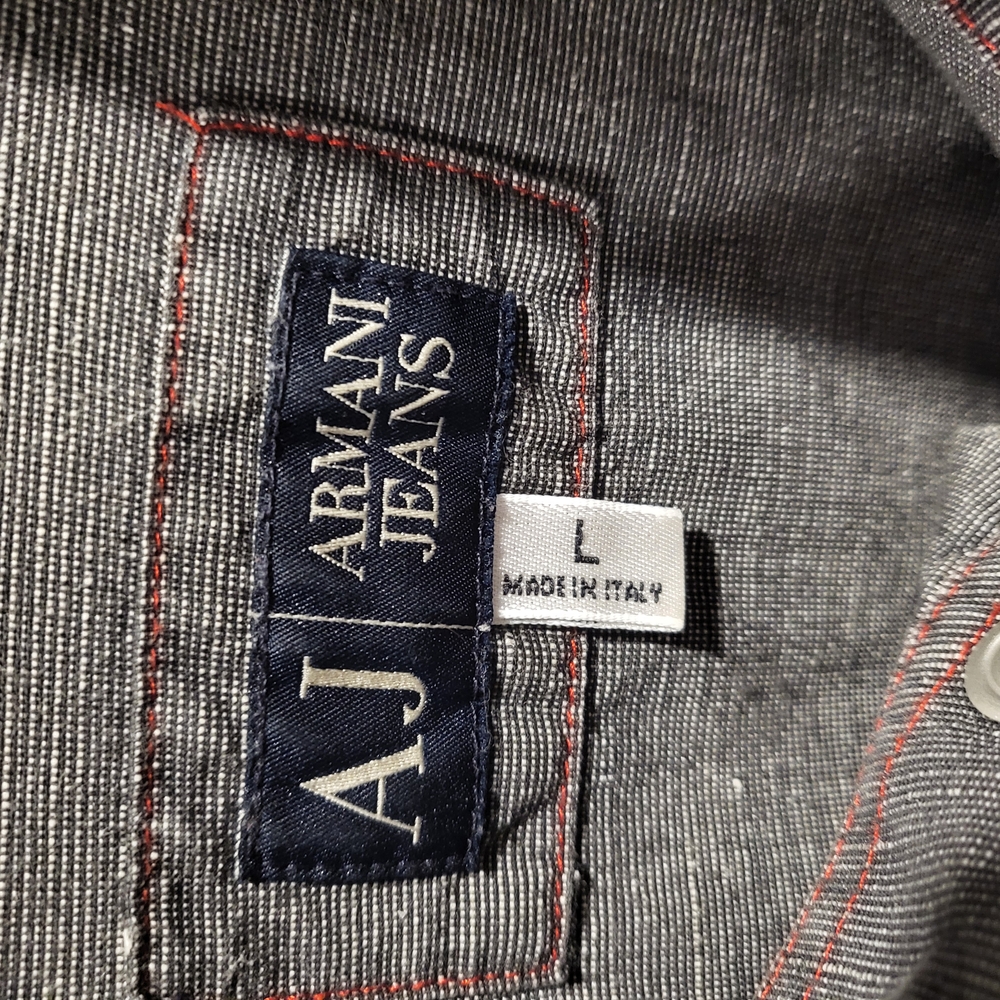 Armani Jeans Men's Gray Shirt